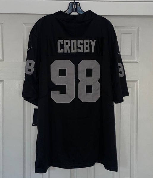 Brand New Las Vegas Raiders Maxx Crosby Jersey With Tags - Size