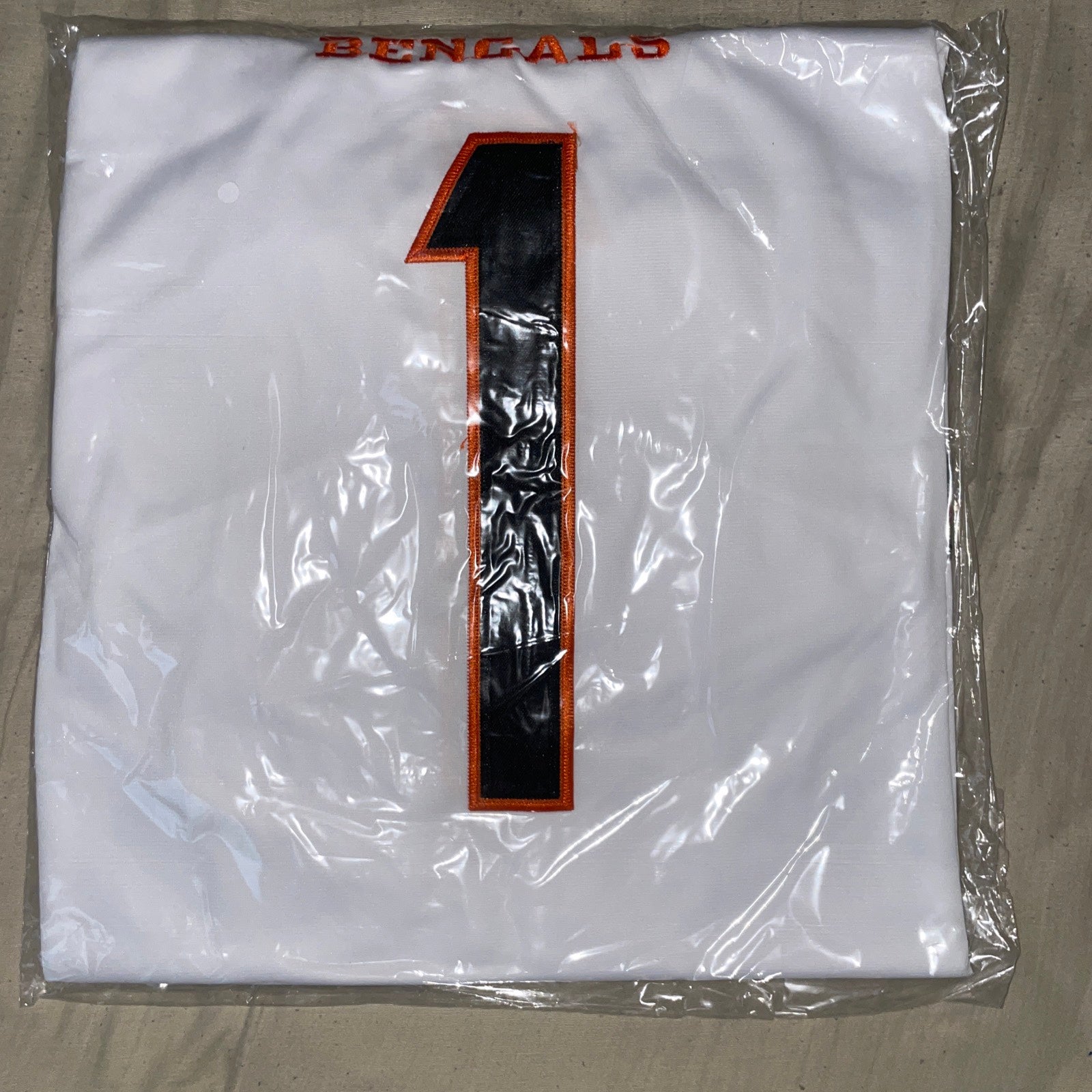 Joe Burrow Cincinnati Bengals Jersey White Adult Men's New Small Nike