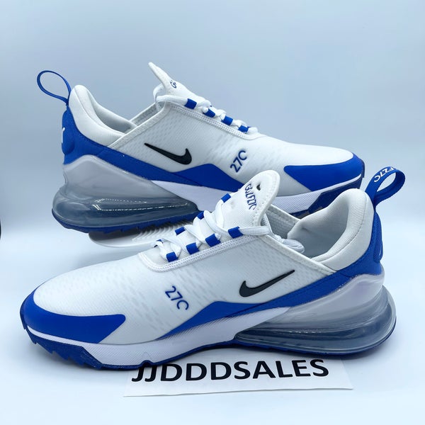 Nike Air Max 270 Men's Golf Shoes White / Racer Blue