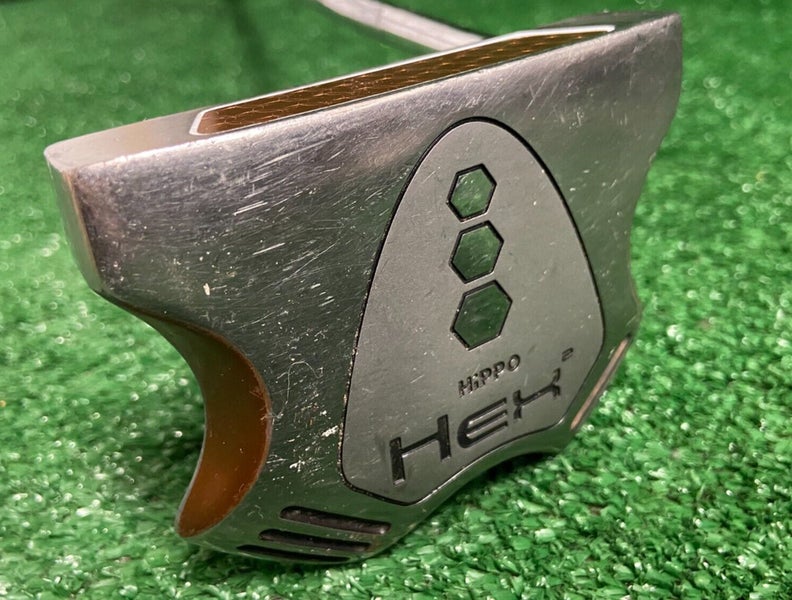 Hippo HEX 2 Face Balanced Mallet Putter RH Steel ~34.5" New Grip Nice Condition