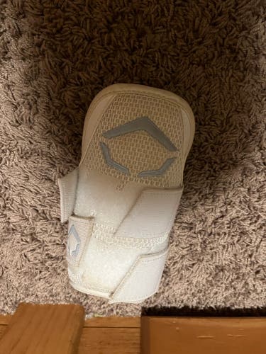 White Used Senior EvoShield Elbow Protection Elbow Guard