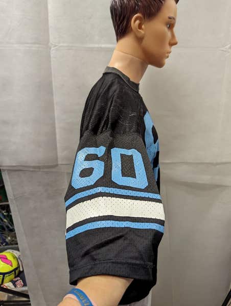 Vintage 1970s Champion Football Jersey Black XL