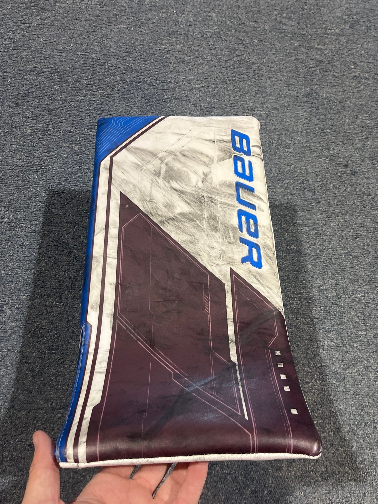 Colorado Avalanche Game Used Pro Stock Bauer Mach Glove and