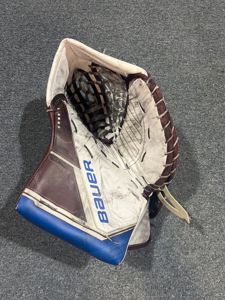 Colorado Avalanche Game Used Pro Stock Bauer Mach Glove and