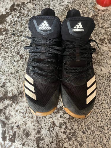 Black Men's Turf Cleats Low Top Adizero Afterburner