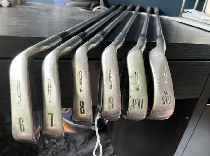 Left Hand King Cobra Oversize 6-PW-SW Iron Set Graphite LH.