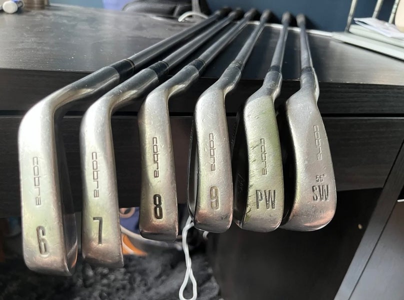 Left Hand King Cobra Oversize 6-PW-SW Iron Set Graphite LH.