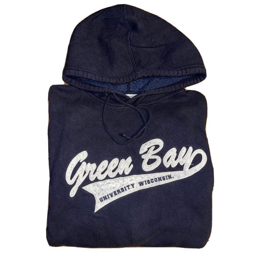 Vintage UWGB Sweatshirt Size Medium M Hoodie University Wisconsin Green Bay USA
