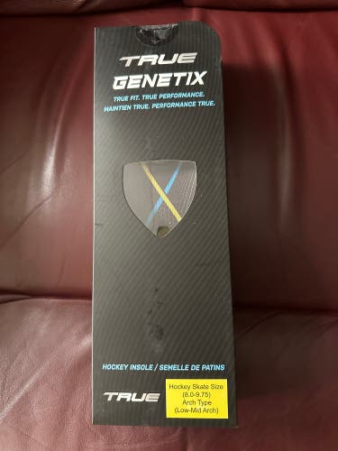 New True Genetix Hockey Skate Insole - Low-Mid Arch- Size 8-9.75 WOW