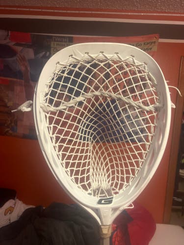 Used  Strung Goalie Head
