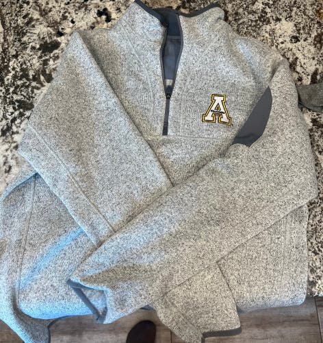 Gray Men’s Polo Fleece Golf Jacket