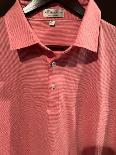 Bundled Set of Two Peter Millar Crown Soft Golf Polos (XL)