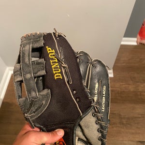 Used Dunlop baseball mitt