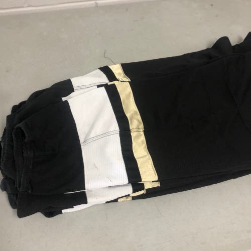Game worn Trenton Golden Hawks senior black hockey socks