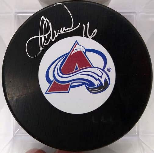 DARCY TUCKER Autographed Colorado Avalanche NHL Hockey Puck Signed