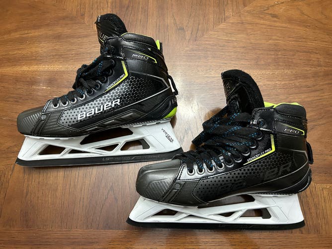 Senior Bauer Regular Width  Size 11 Pro Hockey Goalie Skates
