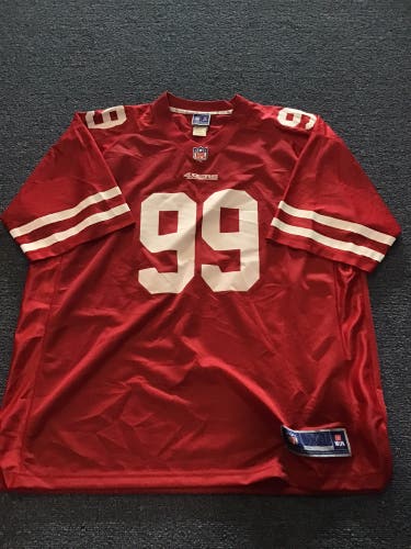 NWOT San Francisco 49ers Men’s XL PROLINE Jersey #99 Buckner