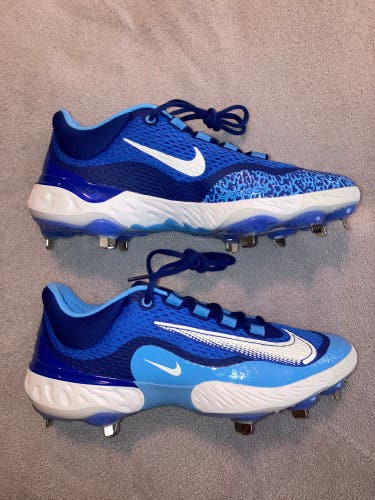 Blue Adult Metal Nike Nike alpha huarache elite 4