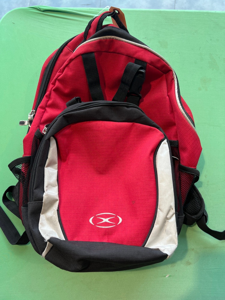 Used Red Backpack