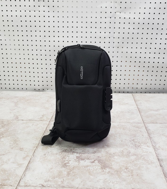 Antitheft Backpack Black Crossbody Shoulder Slingbag NWT Dotop with USB Port