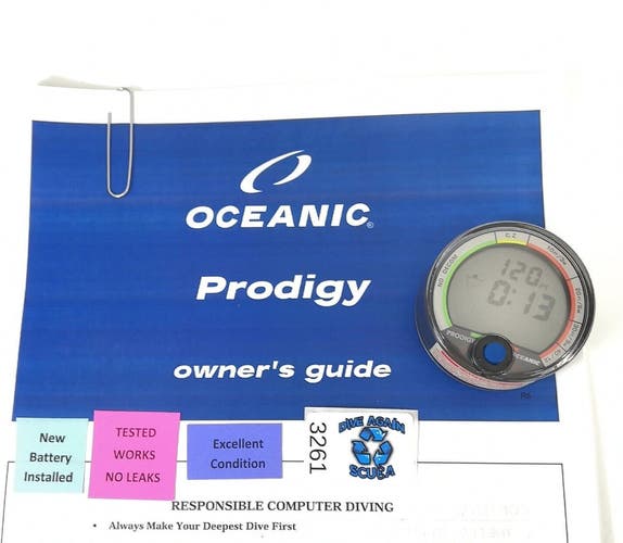 Oceanic Prodigy Scuba Dive Computer Puck Module with Manual                #3261