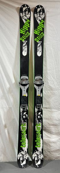 K2 Hippy Stinx 191cm Twin-Tip Telemark Skis Linken Step-In