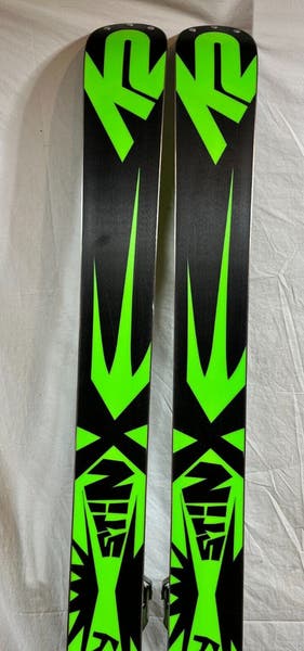 K2 Hippy Stinx 191cm Twin-Tip Telemark Skis Linken Step-In