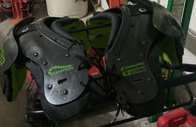 Used Small Champro Scorpion Shoulder Pads