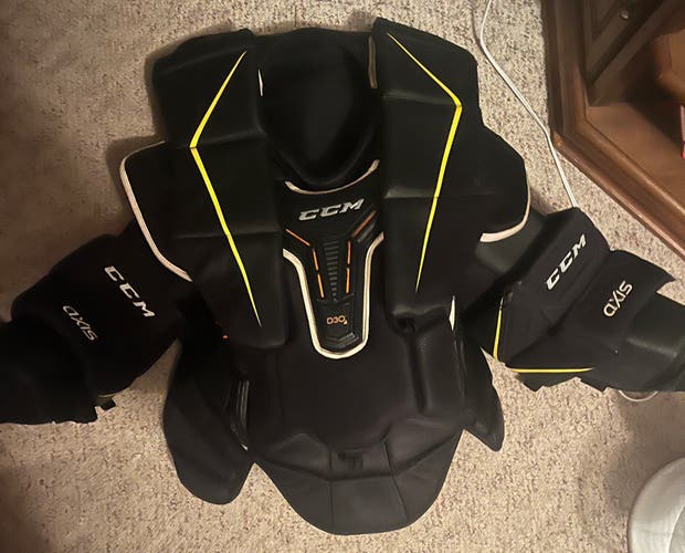 Used XL CCM  Axis pro Goalie Chest Protector