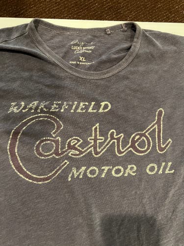 Lucky Brand Wakefield Castrol Motor Oil T-Shirt (XL)