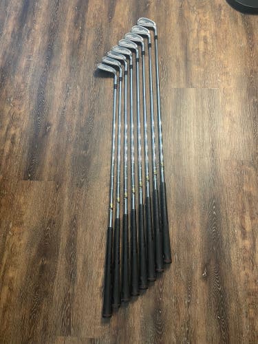 Used Right Handed Stiff Flex Steel Shaft Victory Red Iron Set