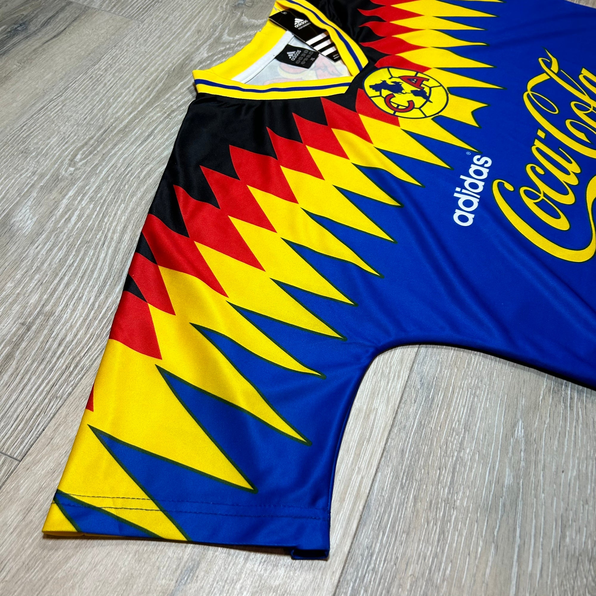 Retro 94/95 Club America Away Blue Jersey - Kitsociety