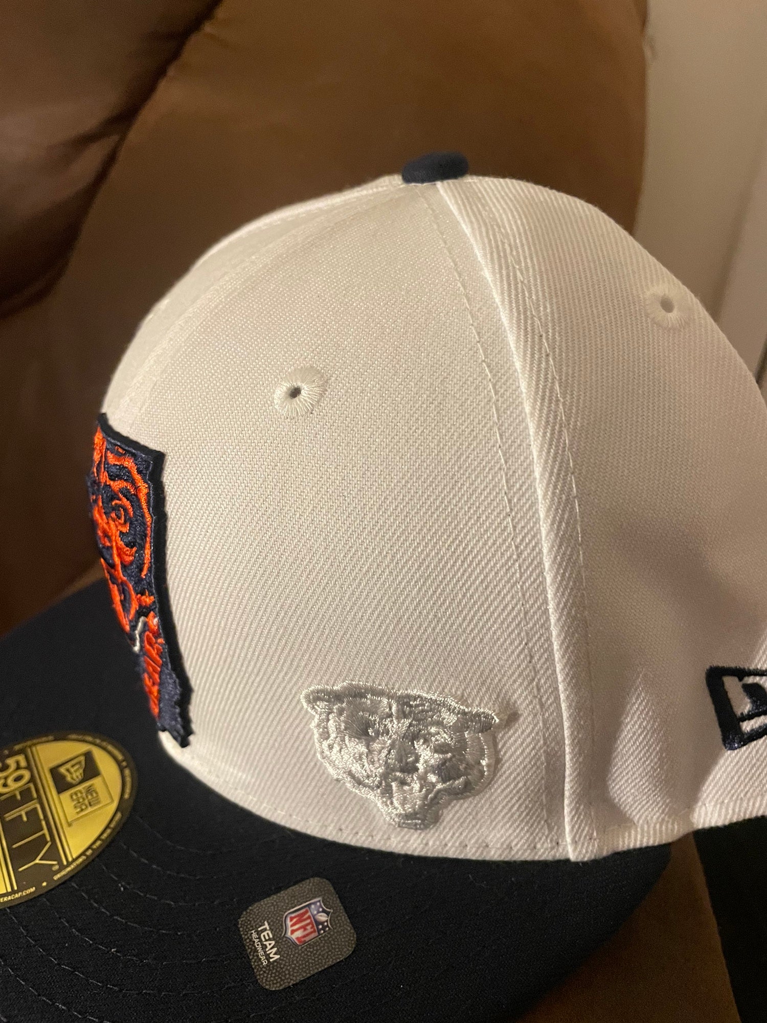 New Era 59FIFTY Sharktooth Chicago Bears 1986 Super Bowl Patch Hat - Black Black / 7 3/8