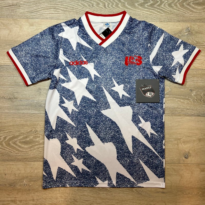 Argentina Maradona 94 USA World Cup Away Retro Vintage Jersey 