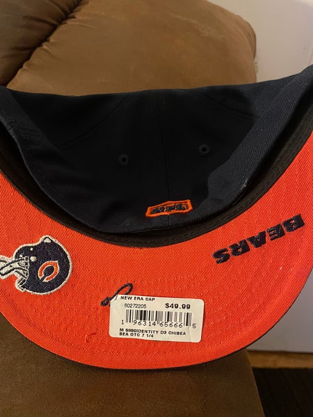 Men's New Era Orange Chicago Bears Omaha 59FIFTY Fitted Hat