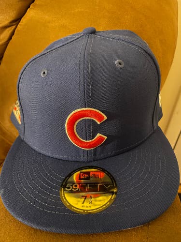 Chicago Cubs New Era MLB 2016 World Series Fitted Hat 7 5/8