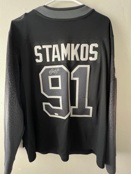 Steven Stamkos Tampa Bay Lightning Autographed Blue Fanatics Breakaway  Jersey - Autographed NHL Jerseys