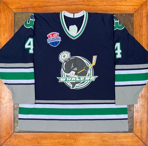 Cape Cod Whalers 2015 National Championship CCM Game Jersey XL
