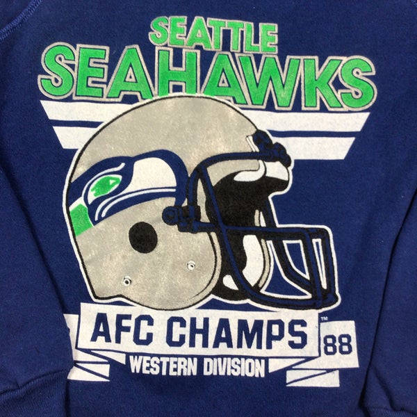 Seattle Football Crewneck Seahawks Sweatshirt Vintage 