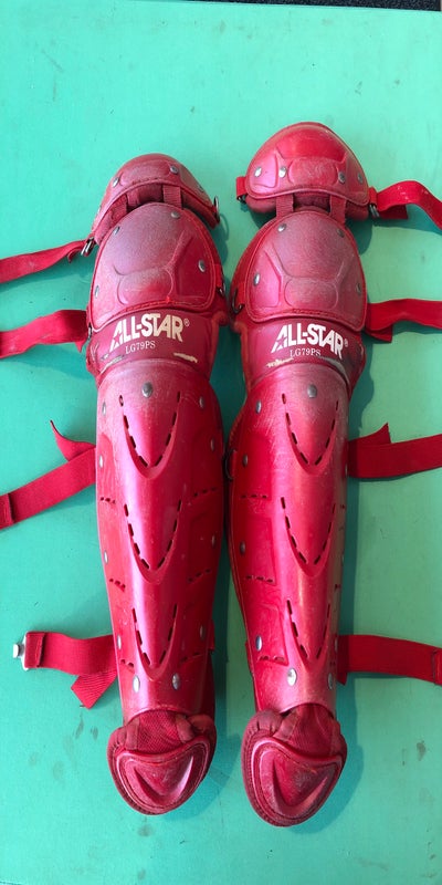 Used All Star Catcher's Leg Guard SidelineSwap