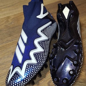Size 14 Men’s Adidas Ultra Freak 22 Boost Football Cleats Navy Blue/White GZ0466
