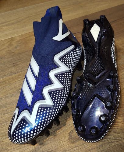 Size 14 Men’s Adidas Ultra Freak 22 Boost Football Cleats Navy Blue/White GZ0466