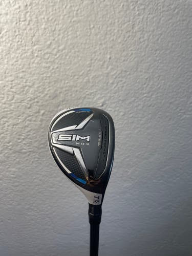 Taylormade Sim Max 22* 4 Hybrid, Senior Flex