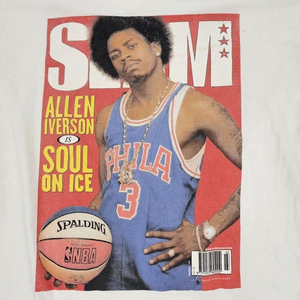 Vintage Philadelphia Sixers Allen Iverson Nike '66 Basketball