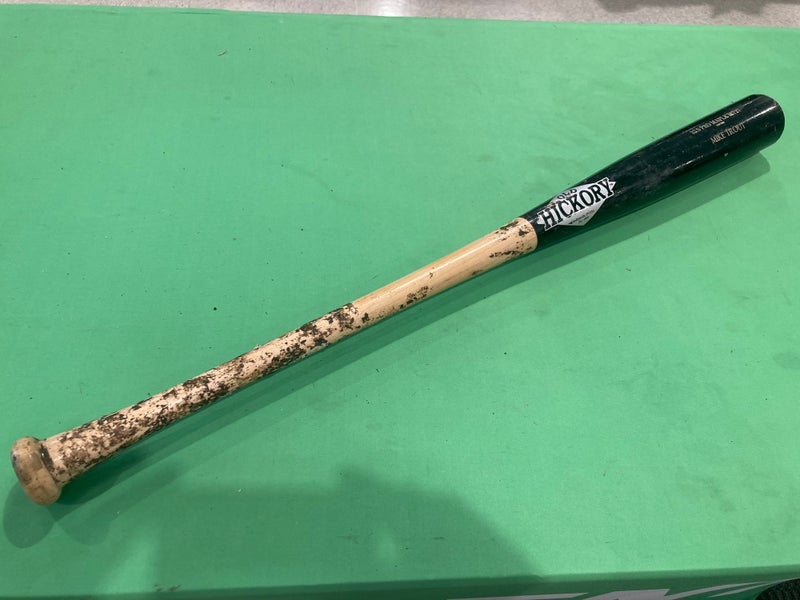 What Pros Wear: Mike Trout's Old Hickory MT27* Maple Bat - What Pros Wear