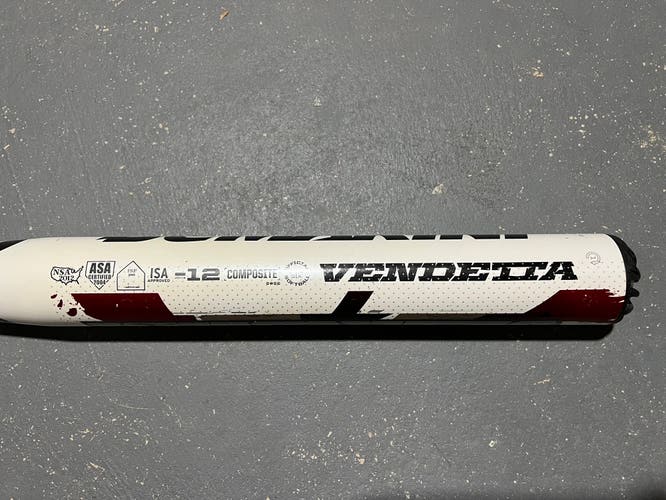2013 DEMARINI VENDETTA C6 FASTPITCH SOFTBALL BAT 33in 21oz