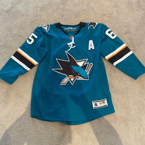 KARLSSON AUTHENTIC SAN JOSE HOCKEY JERSEY