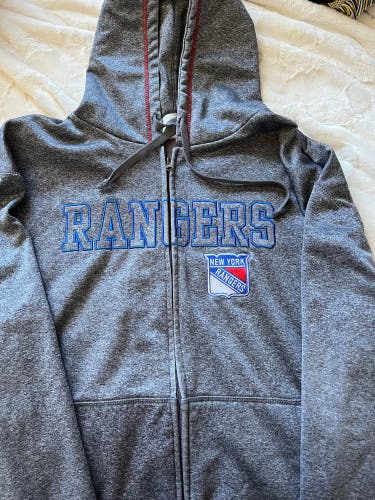 NHL New York Rangers XL zip up hoodie