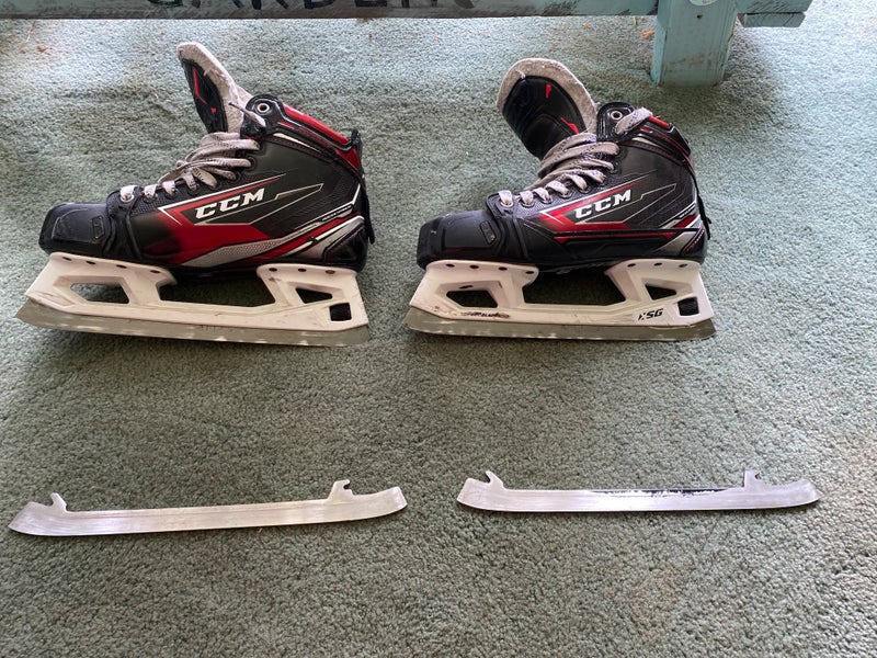 Used CCM Regular Width Size 7.5 Jetspeed FT480 Hockey Goalie Skates
