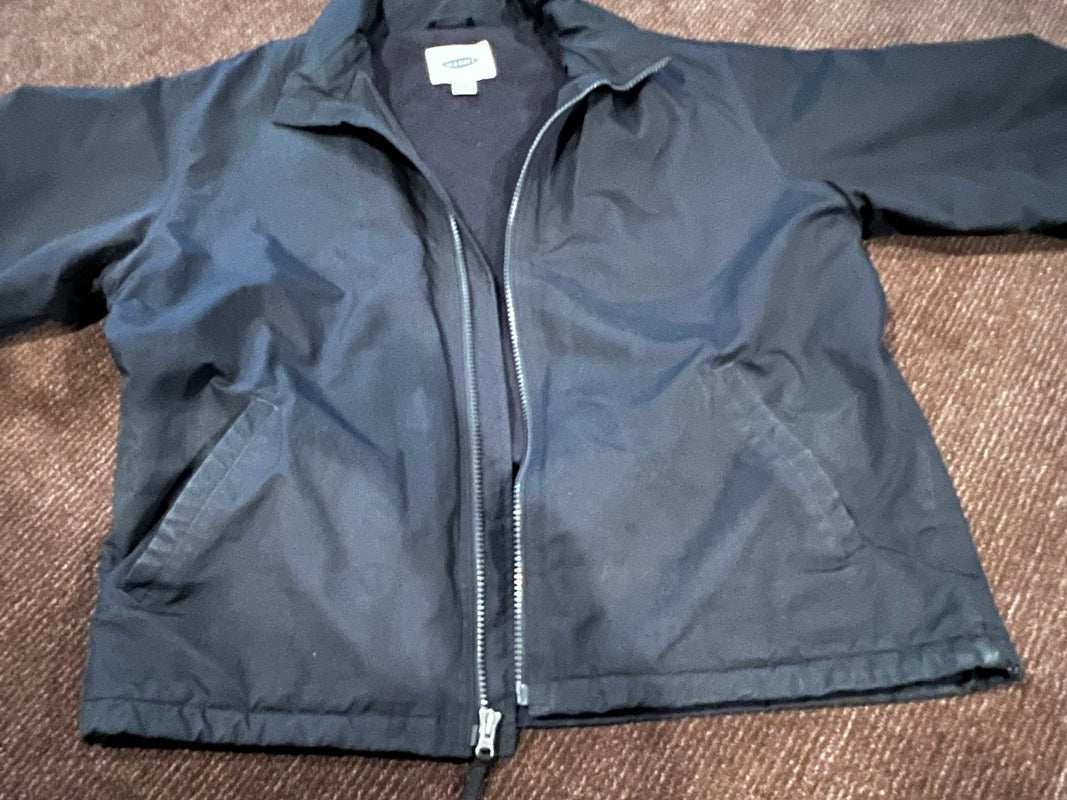 Used Old Navy Men’s Fleece Lined Nylon Polyester Jacket (L)